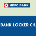 HDFC Bank Locker Charges