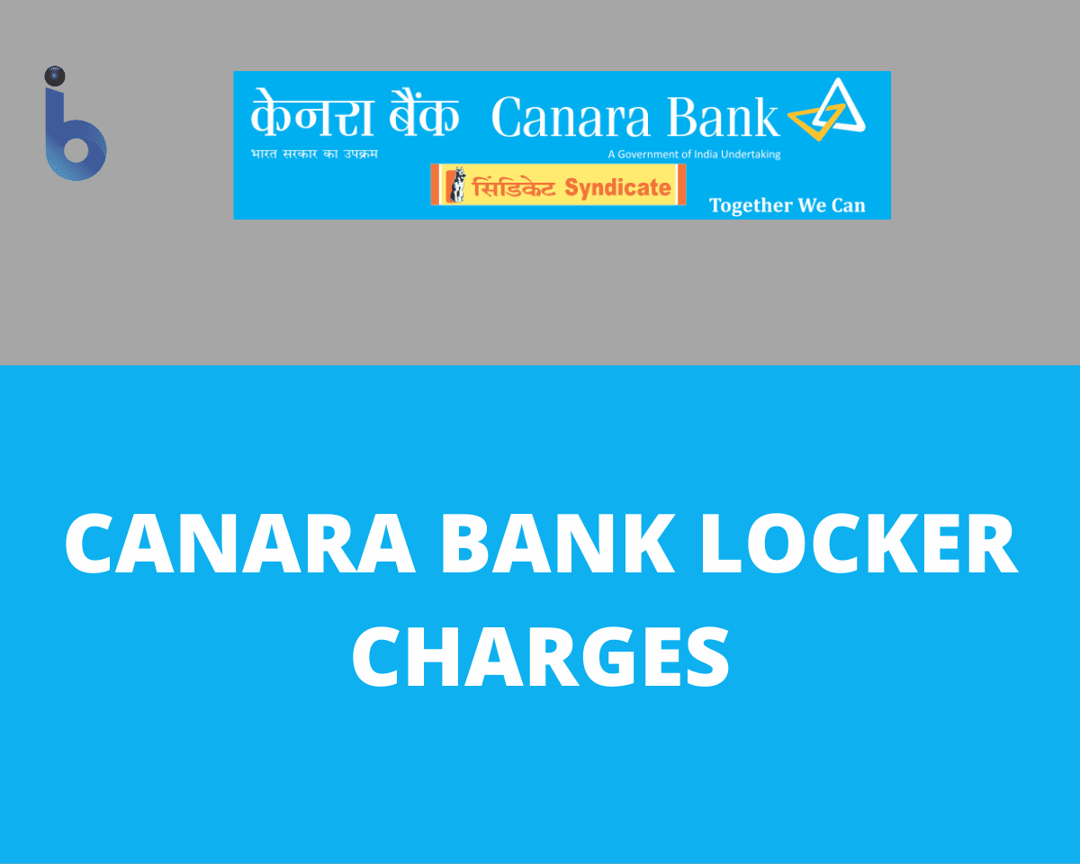 Canara Bank Locker Charges