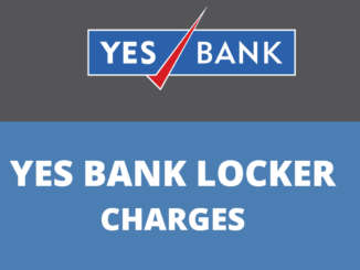 yes bank locker charges