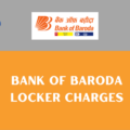 bank of baroda locker charges