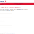 check bank of america credit card application status