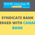 Syndicate Bank merged with canara bank