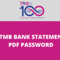 tmb bank statement pdf password