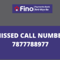 fino bank missed call number