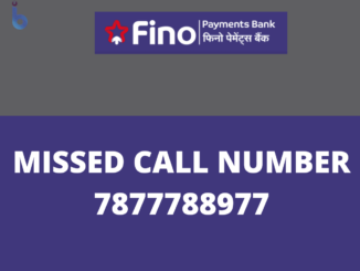 fino bank missed call number