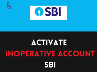 Activate Inoperative SBI Account