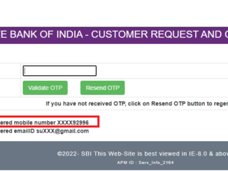 Know Registered Mobile Number in SBI Bank Account