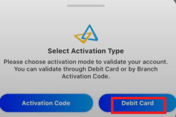 activate canara ai1 mobile banking using debit card