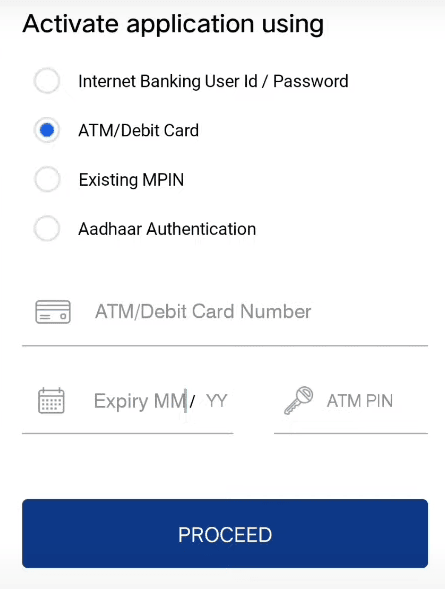 activate indian bank mobile banking