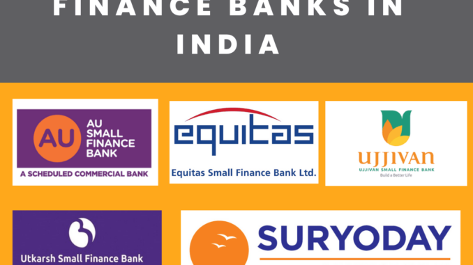 Top 5 Small Finance Banks in India
