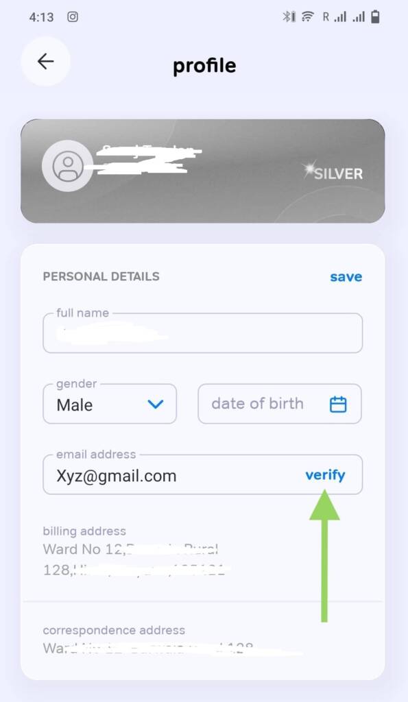 verify email airtel app