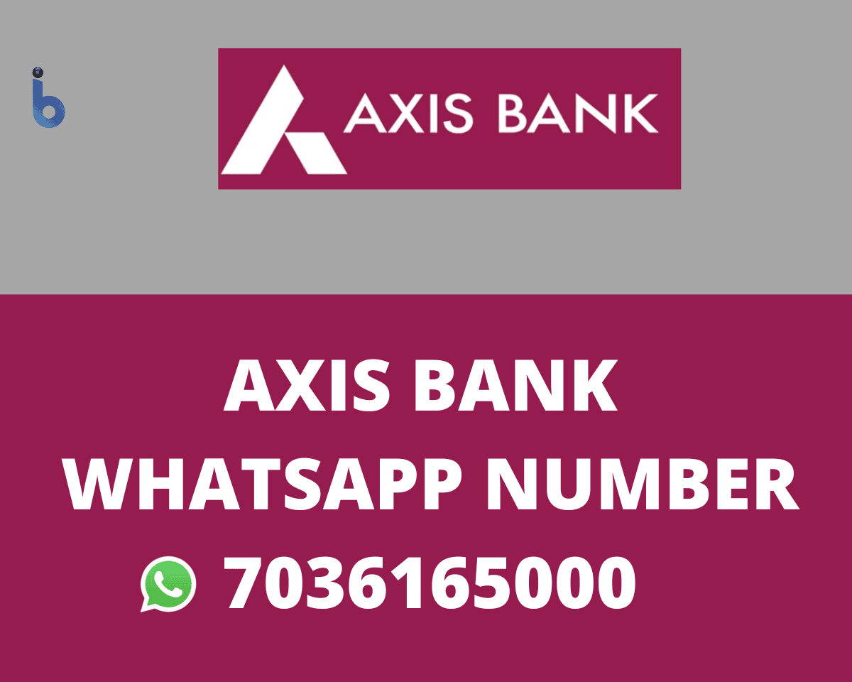 Axis Bank WhatsApp Balance Check Number