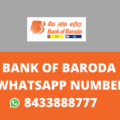 Bank of Baroda WhatsApp Number