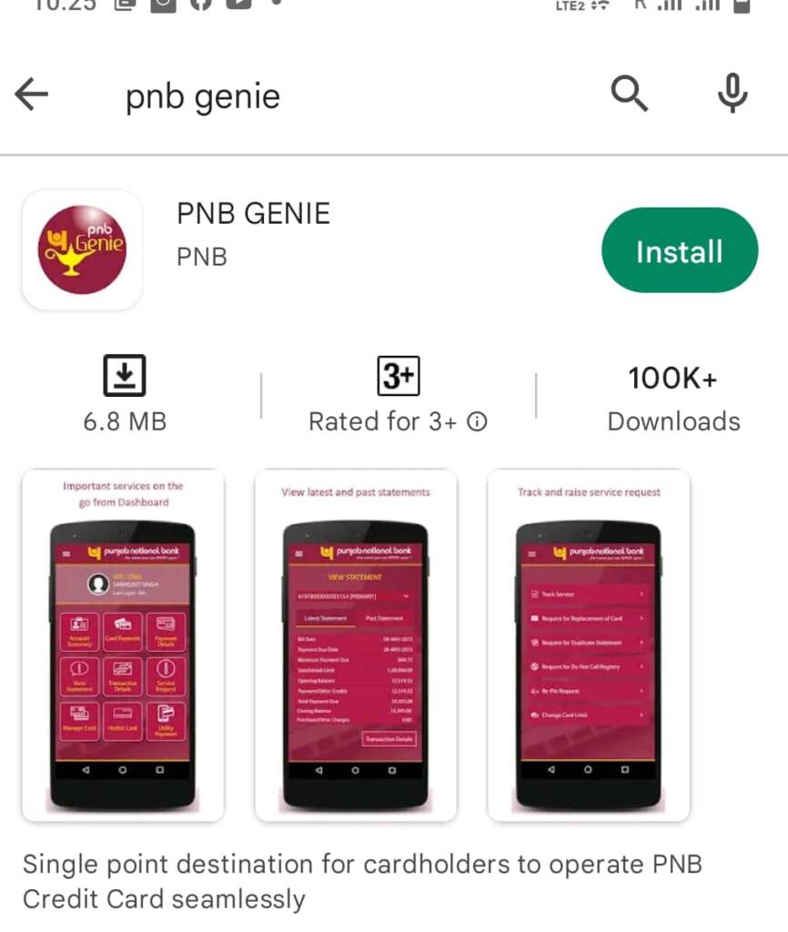 install pnb genie app