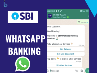 SBI Whatsapp Banking