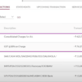 Consolidated Charges in Axis Bank