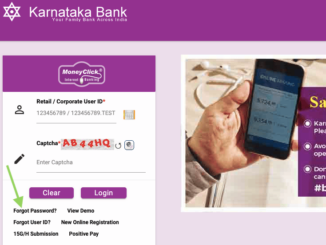 forgot password karnataka internet banking