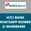 ICICI Bank WhatsApp Number