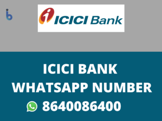 ICICI Bank WhatsApp Number