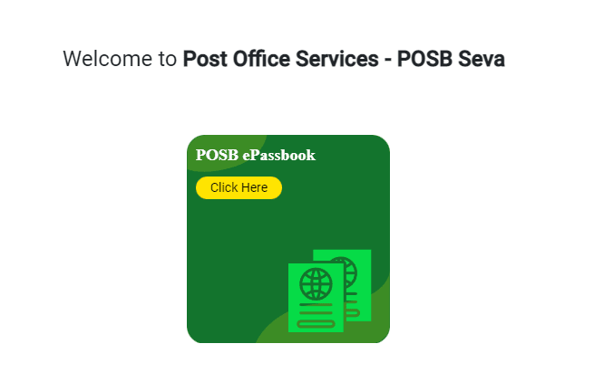 post office services epassbook