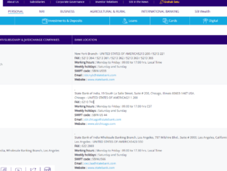 sbi branches in usa