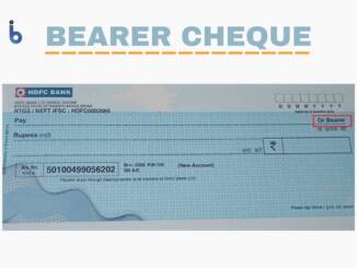 Bearer Cheque