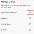 delete upi id google pay