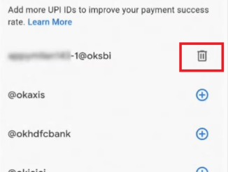 delete upi id google pay