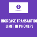 Increase Transaction Limit in PhonePe