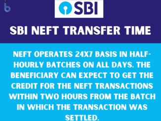 neft transfer time in sbi