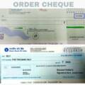 order cheque