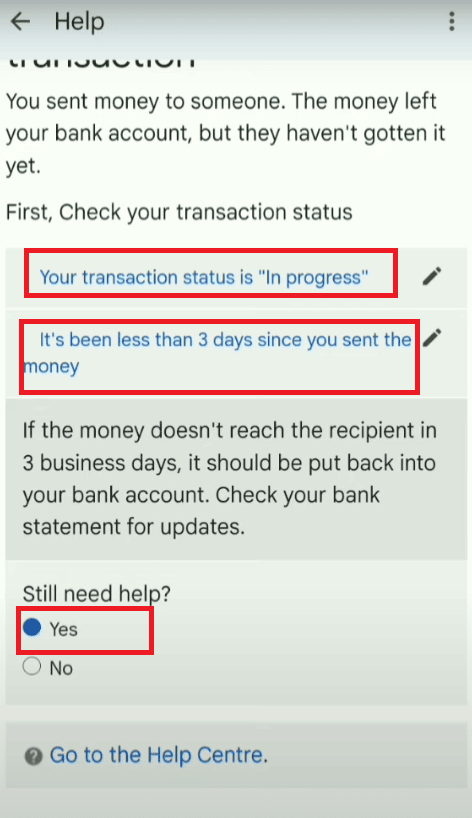 refund process google pay