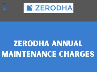 Zerodha Annual Maintenance Charges