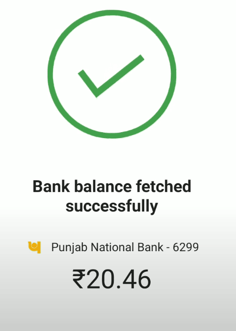 balance checked in phonepe
