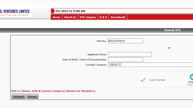mobile number validation status check cvlkra