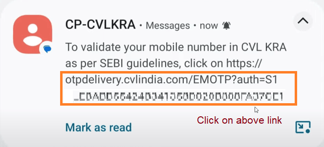 validate mobile number cvlkra