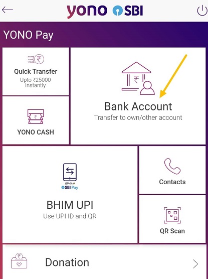 bank account yono sbi app