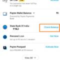 check bank balance in paytm