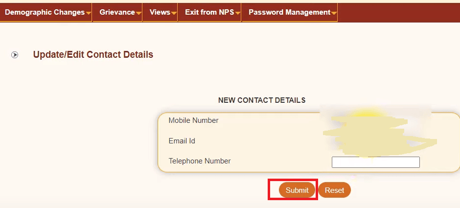 enter new number nps