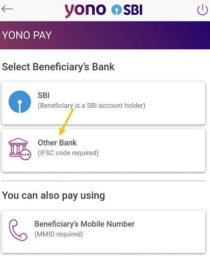 other bank yono sbi
