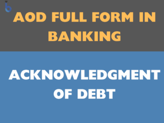 AOD Full Form in Banking