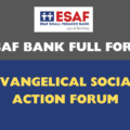 ESAF Bank Full Form