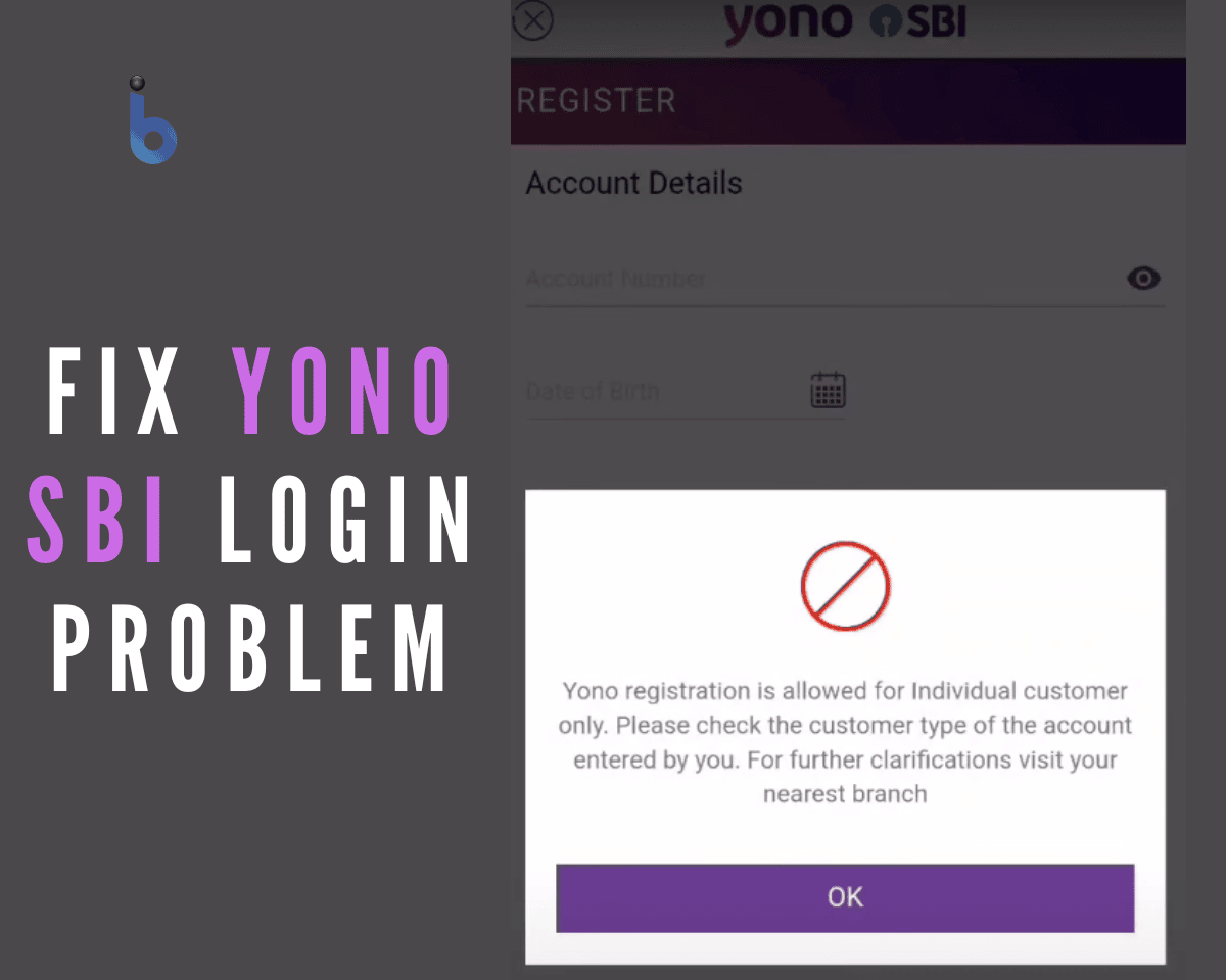 Fix YONO SBI Login Problem
