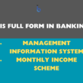 MIS Full Form in Banking