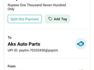 Check UTR Number in paytm