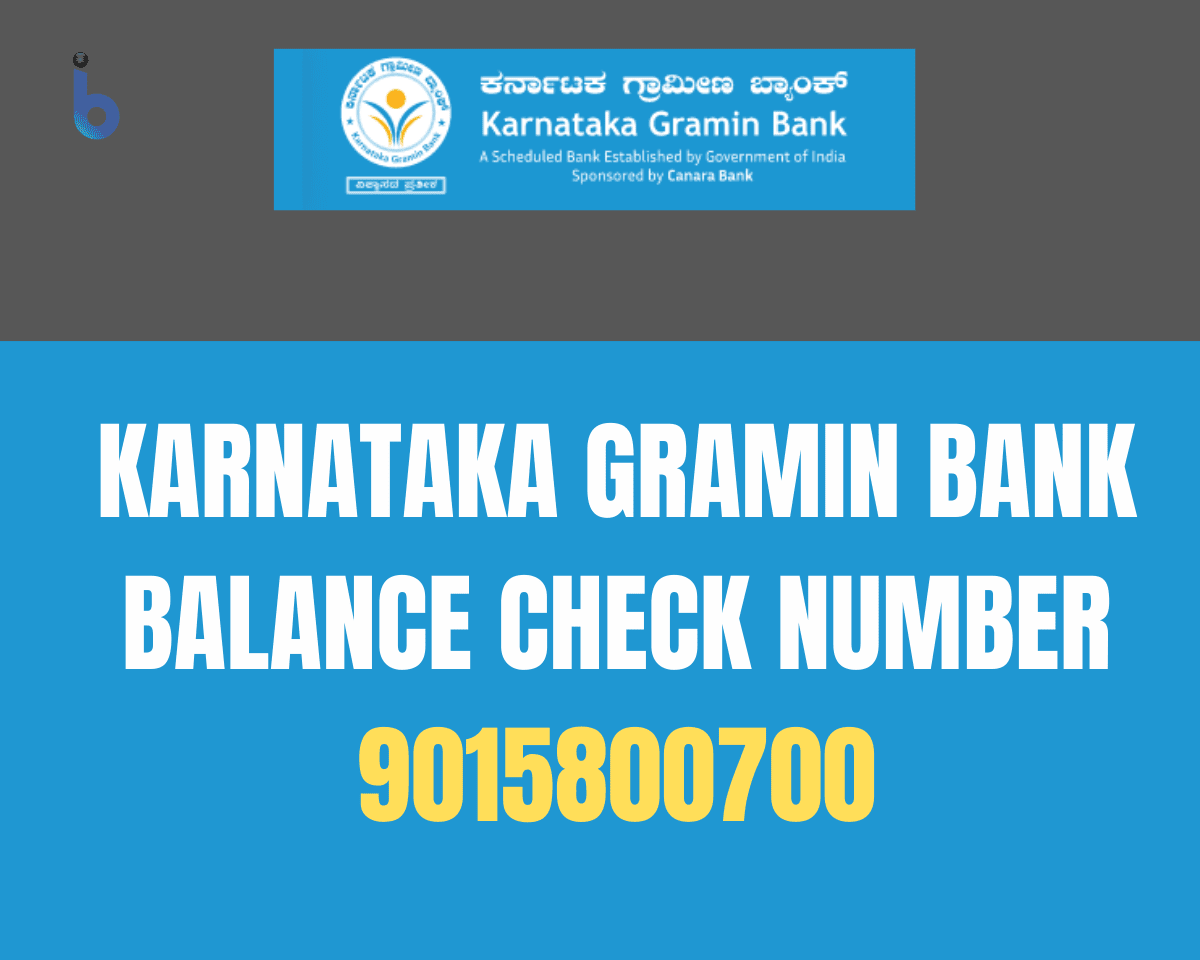 Karnataka Gramin Bank Balance Check Number