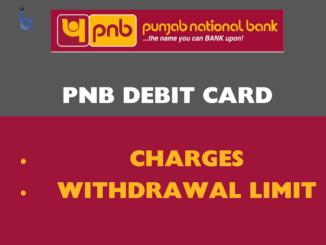 PNB Debit Card Charges