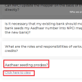 aadhaar seeding process npci