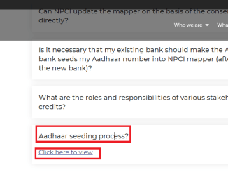 aadhaar seeding process npci