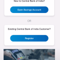 register for cent mobile banking app